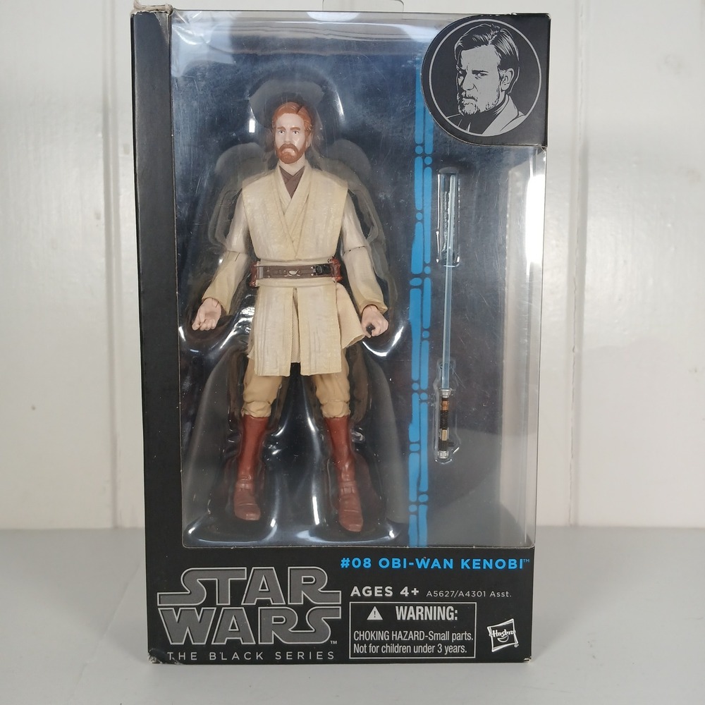 Hasbro Star Wars Black Series #08 Obi-Wan Kenobi 6 Inch Action Figure
